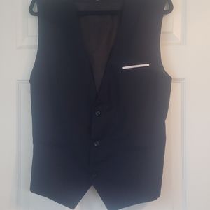 Mens Navy Blue Vest EUC
